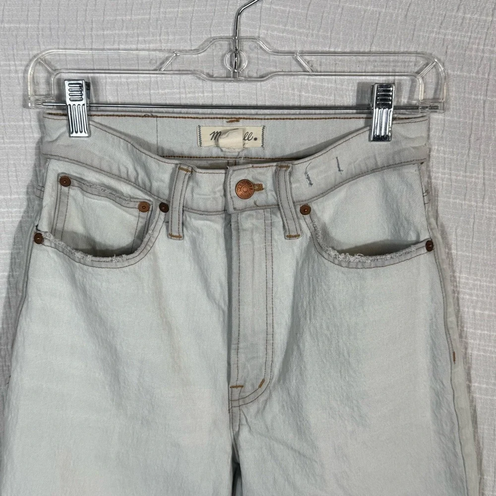 Madewell The Perfect Vintage Wide-Leg‎ Crop Jean in Edmunds Wash size 25